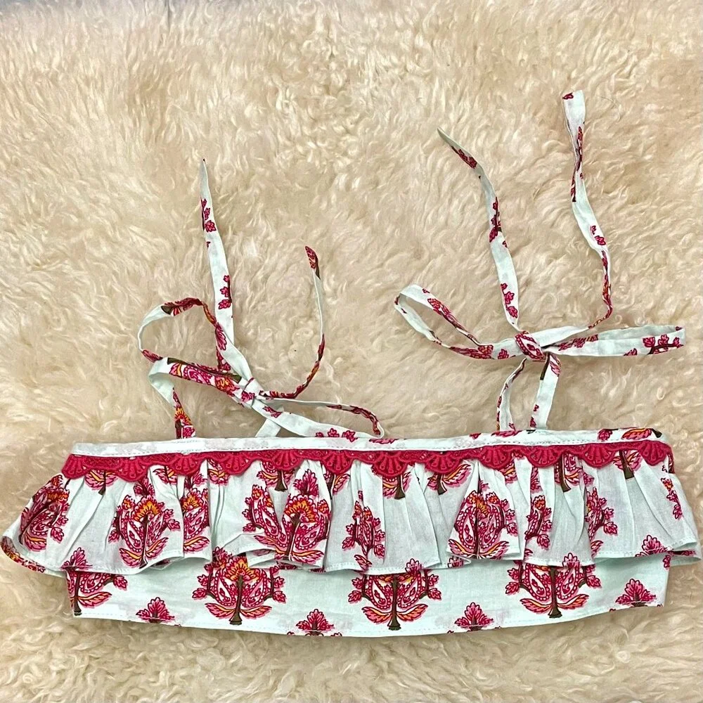 Lison Paris Cotton Bikini Top